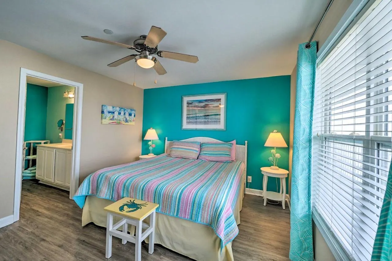 Ocean-view Condo, 1 Block To Beach!