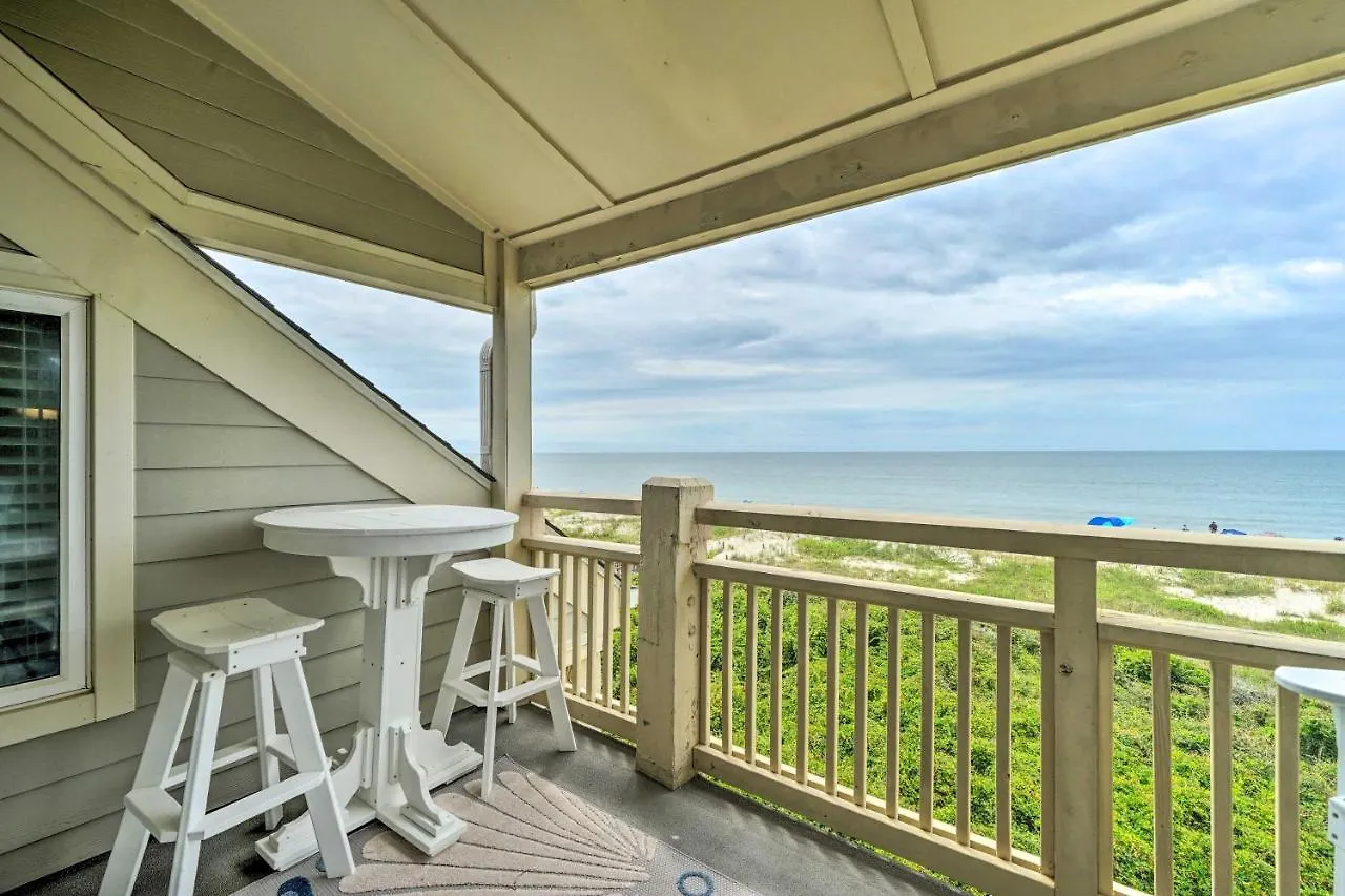 Beachfront With Unobstructed Ocean Views! Apartment Oak Island