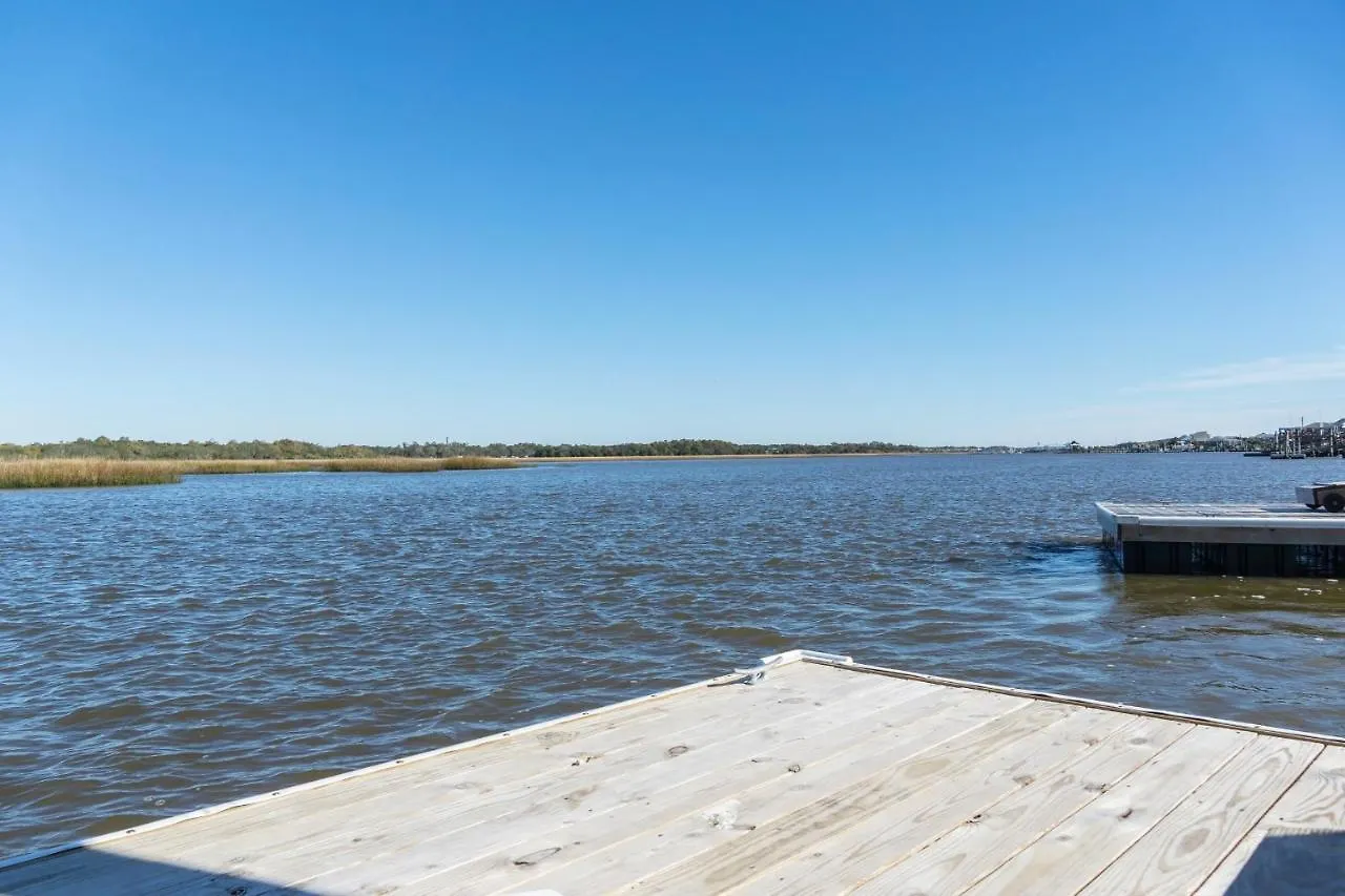 Two Buoys And A Gull By Oak Island