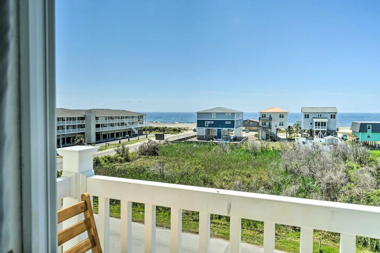 Ocean-view Condo, 1 Block To Beach! * אואק איילנד