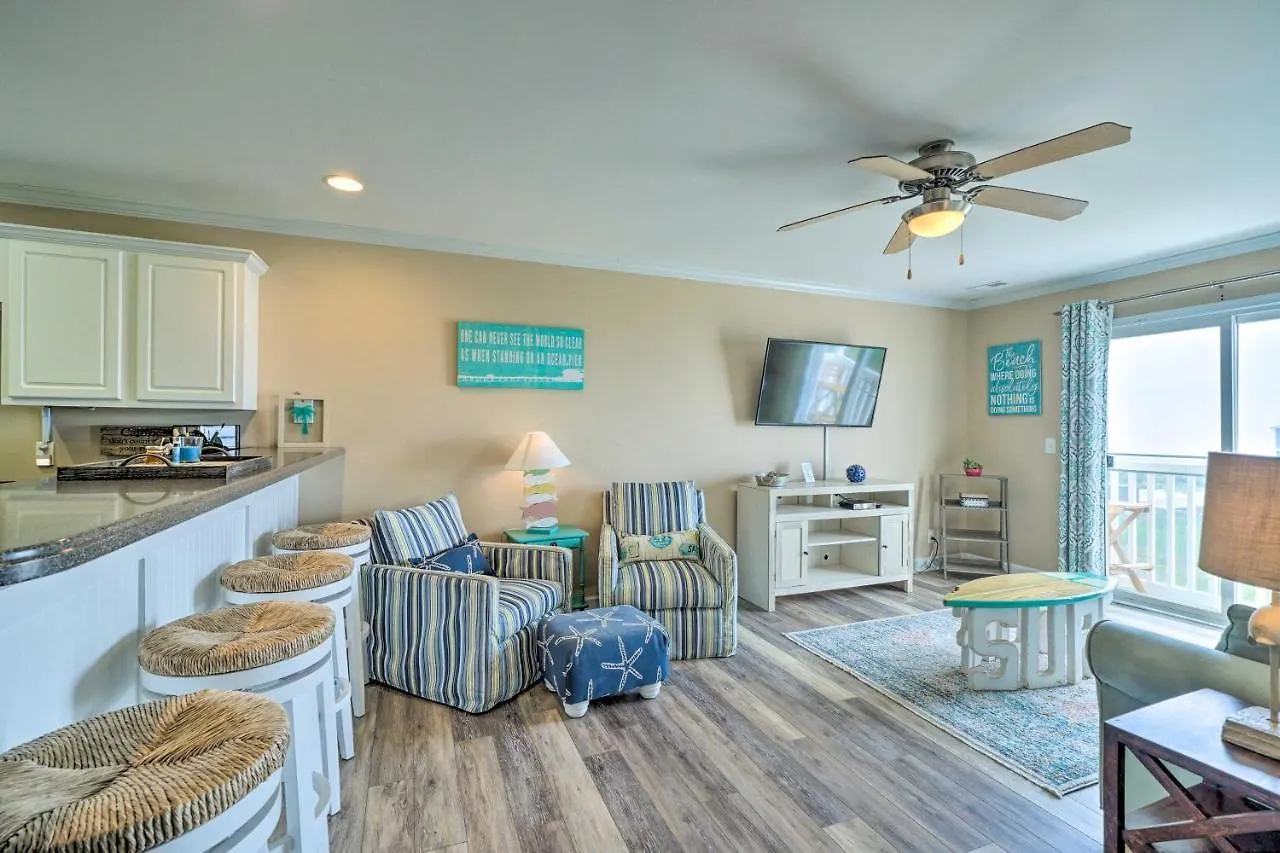 Ocean-view Condo, 1 Block To Beach! *